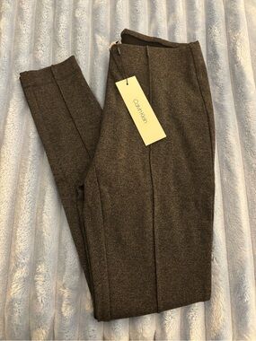 NWT!! Calvin Klein Women’s Dark Grey Pull-On Pants - Skinny Fit XXS